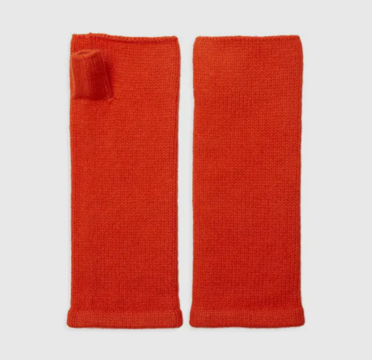 *NEW* Plain Cashmere Wrist Warmers Orange