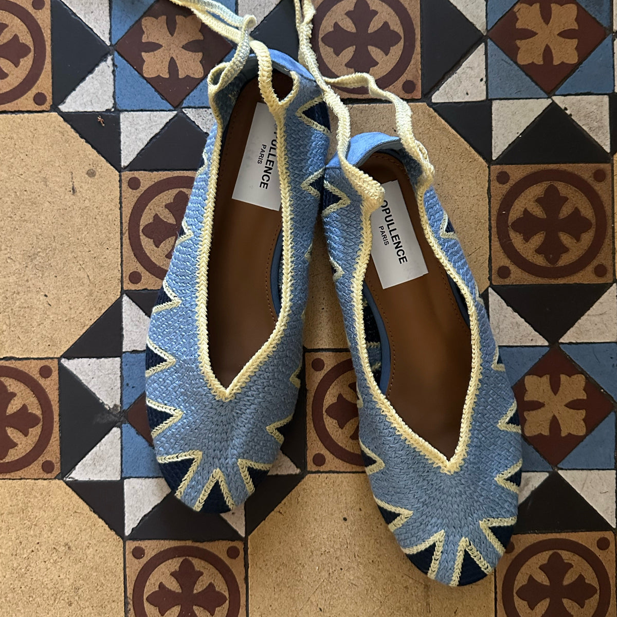 *NEW* Blue Crochet Ballet Pump