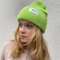 *NEW COLOUR* Angora Beanie Lime