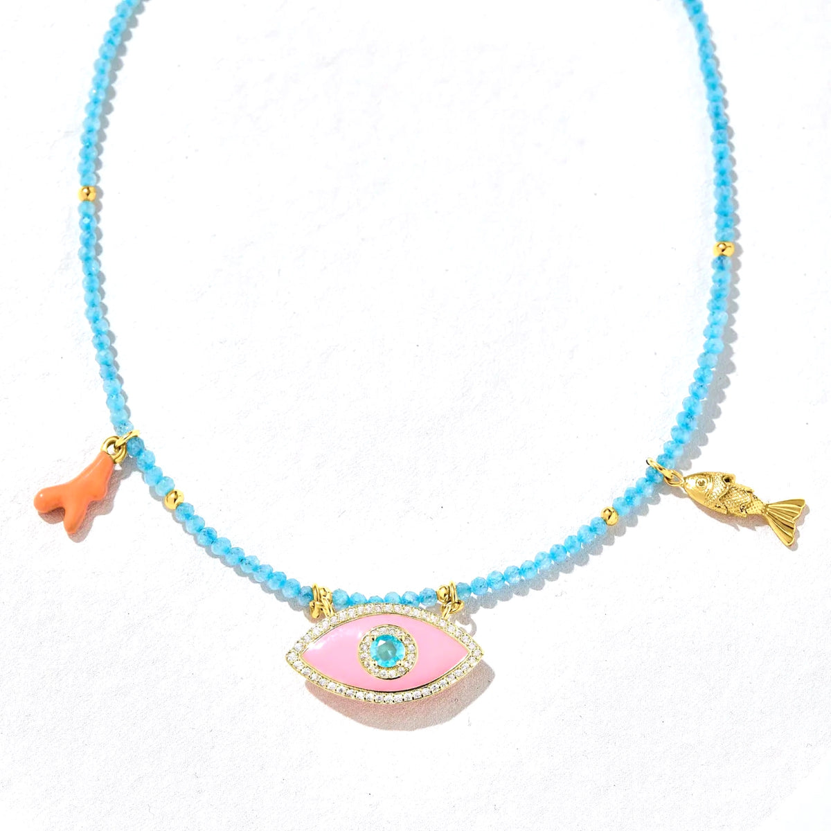 Turquoise Beaded Necklace