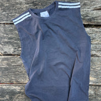 *NEW* Black Tank + Tape Applique