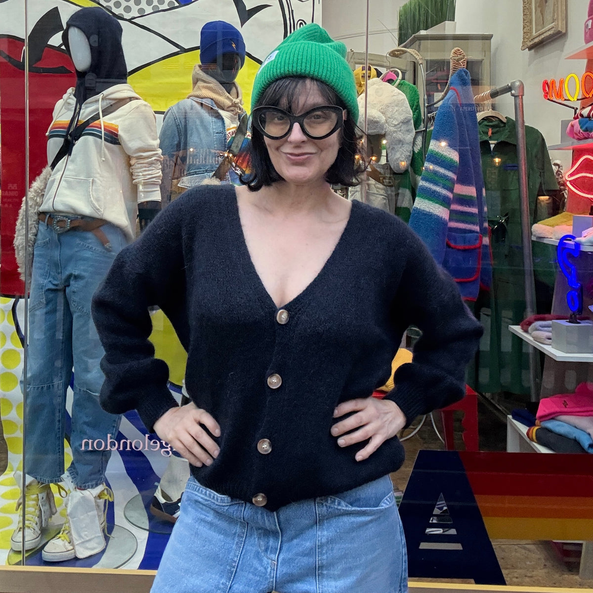 *NEW STYLE* Navy Button-up Cardi