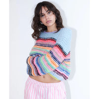 DawnxDare Sassie Stripe Ice Blue