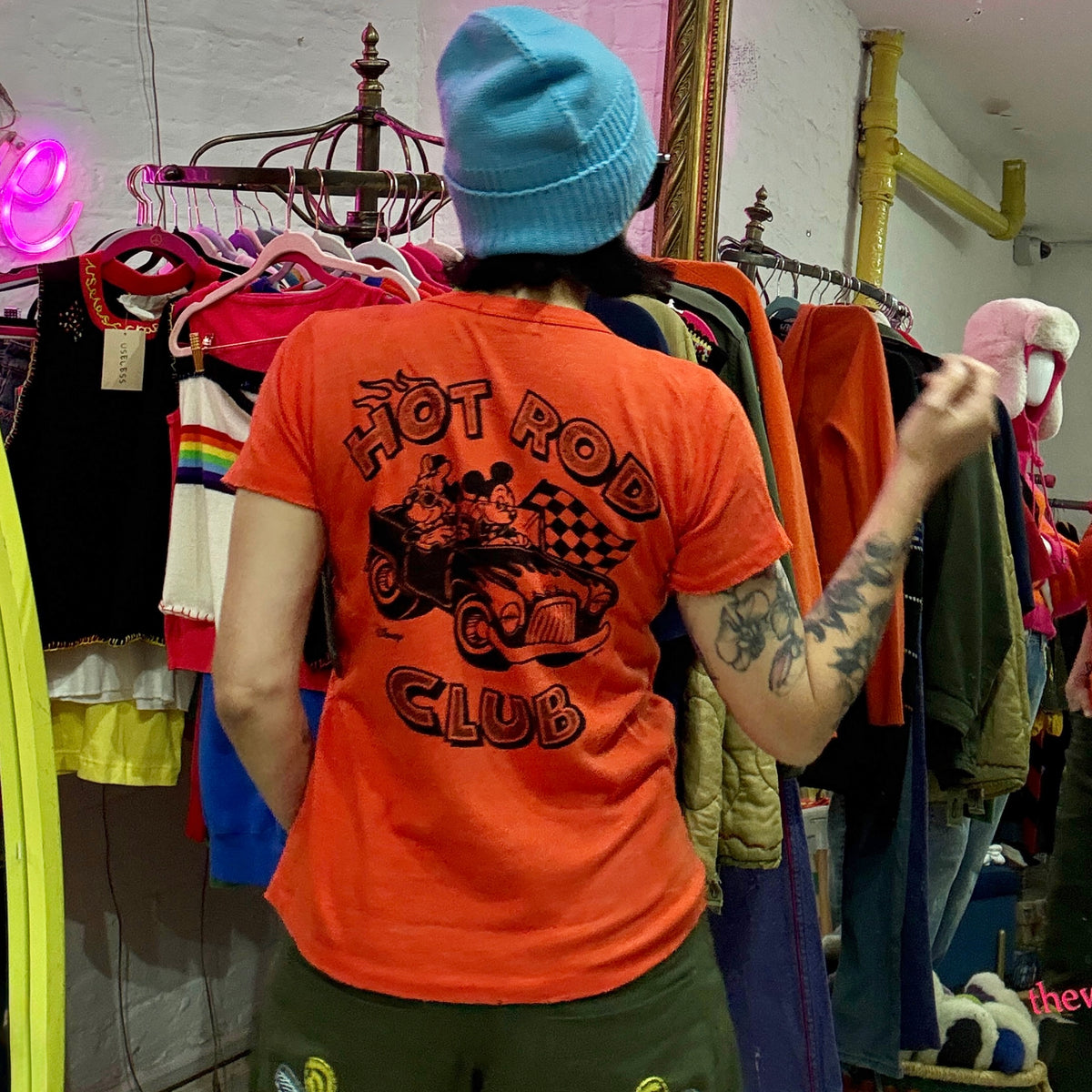 *NEW* Junk Food Mickey and Minnie Hot Rod