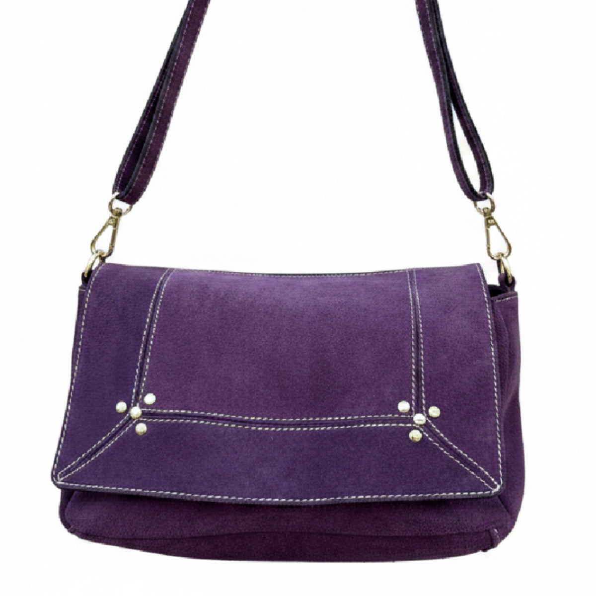 Suede Handbag