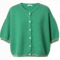 *NEW STYLE* Green Short Sleeve Cardi