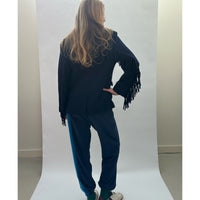Fringe Jacket Navy