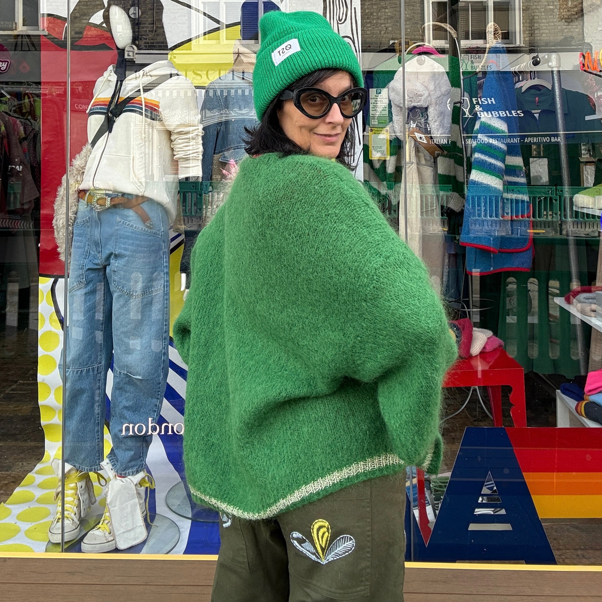 *NEW* Cardigan Forest Green