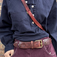 *NEW* Post & Co Leather Studded Belt T.Moro
