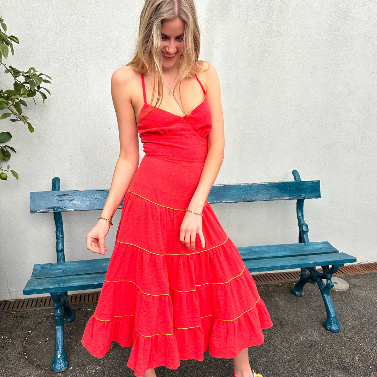 *RESTOCK* Cross-Back Dress Red