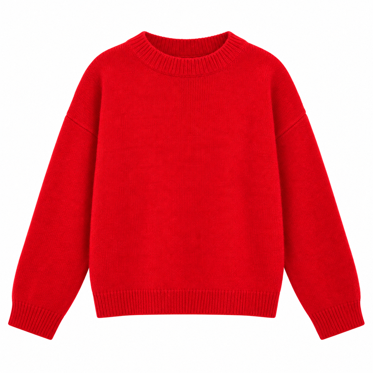 Angora Crew Neck Red