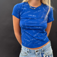 Useless Blue Stamp T Shirt