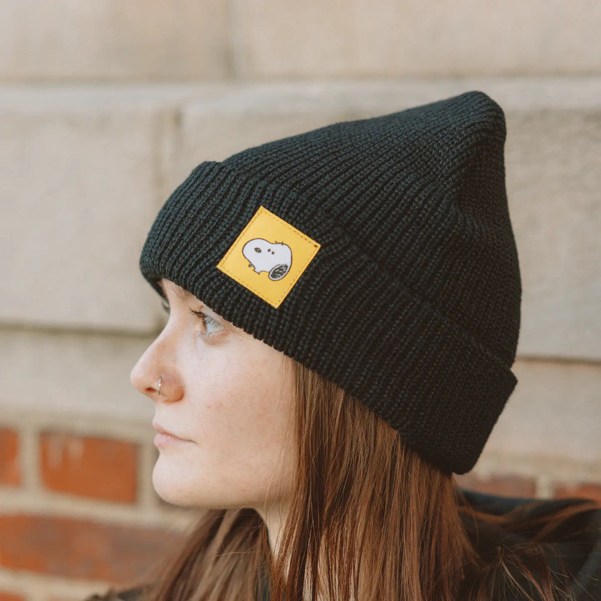 *NEW* Snoopy Beanie Black