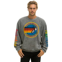 *NEW COLOUR* AV Relaxed Crew Sweatshirt Heather Grey