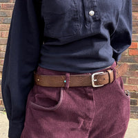 *NEW* Post & Co  Embossed Leather  Belt T.Moro