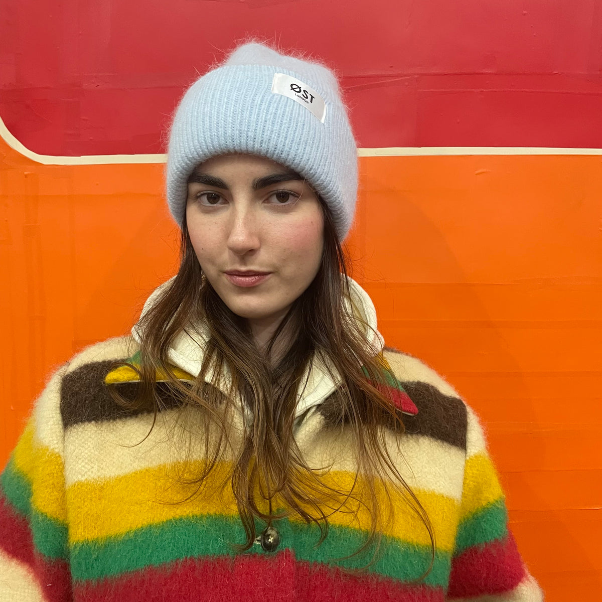 *BACK IN STOCK* Angora Beanie Baby Blue