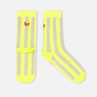 Dr Bloom Socks Hen Yellow