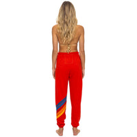 *LANDING NOW* Circle Chevron Sweatpants Flash Red
