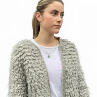 Hoss Intropia Grey Loop cardigan