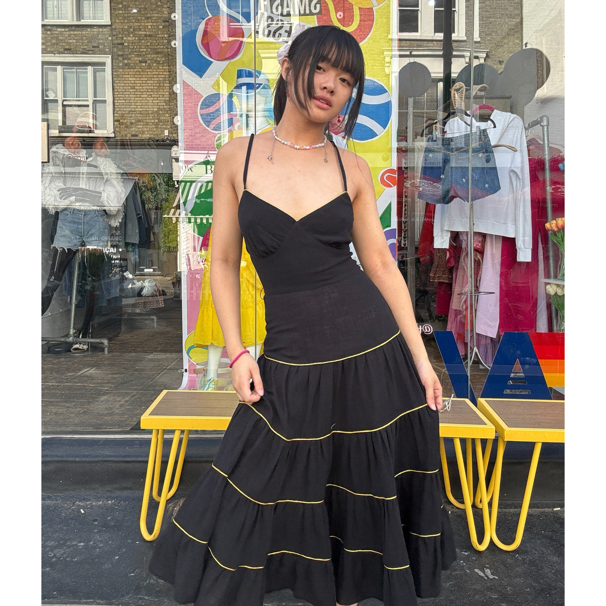 *RESTOCK* Cross-Back Dress Black