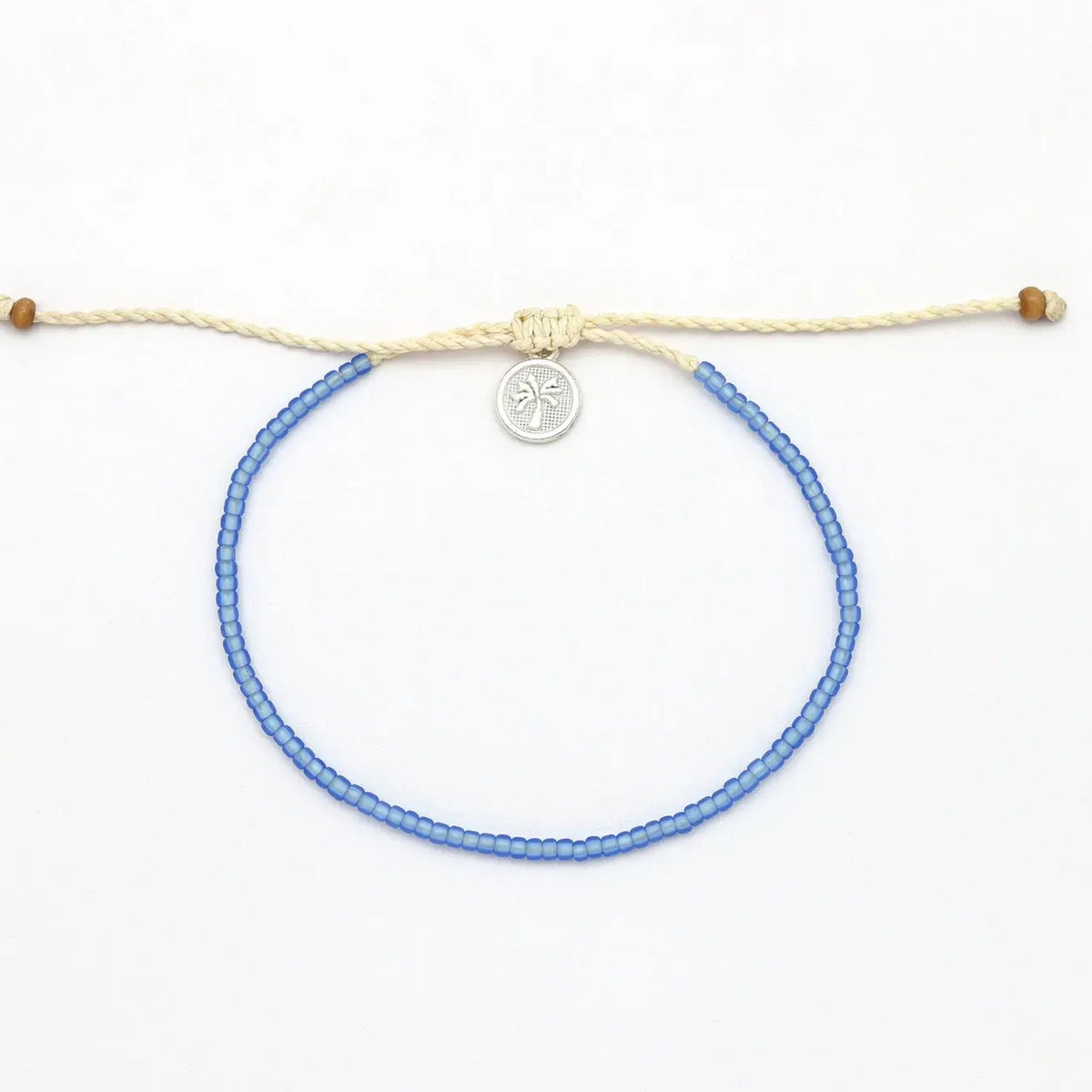 Frosted Glass Bracelet Blue