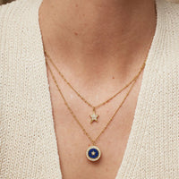 Nebula Layered Charm Necklace