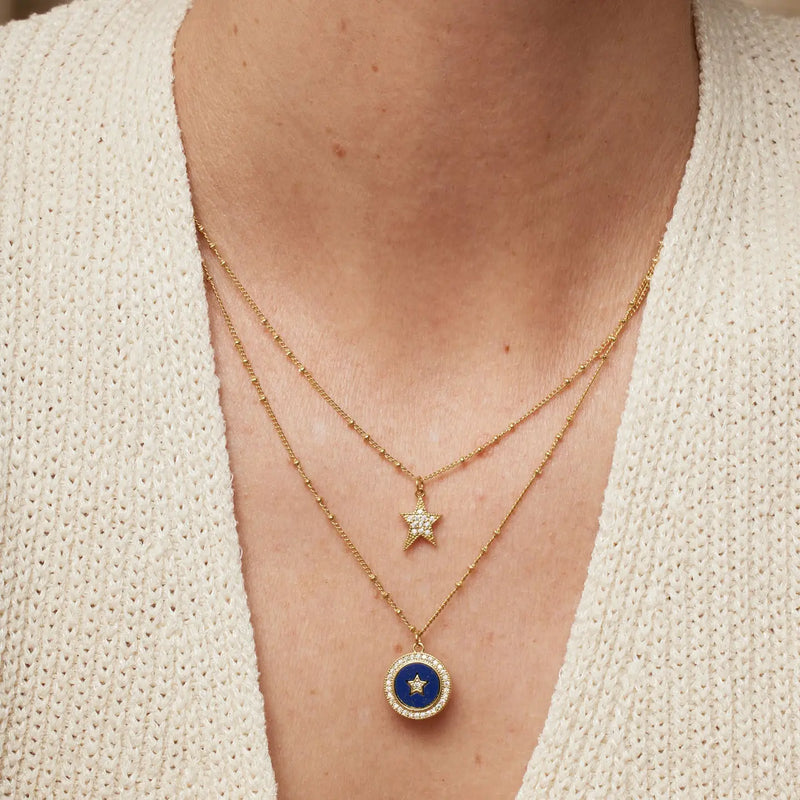 Nebula Layered Charm Necklace