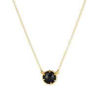 Petite Navy Sunstone Necklace
