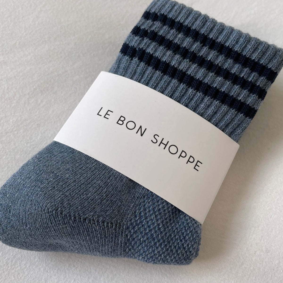 *NEW* Le Bon Shoppe Girlfriend Socks Indigo