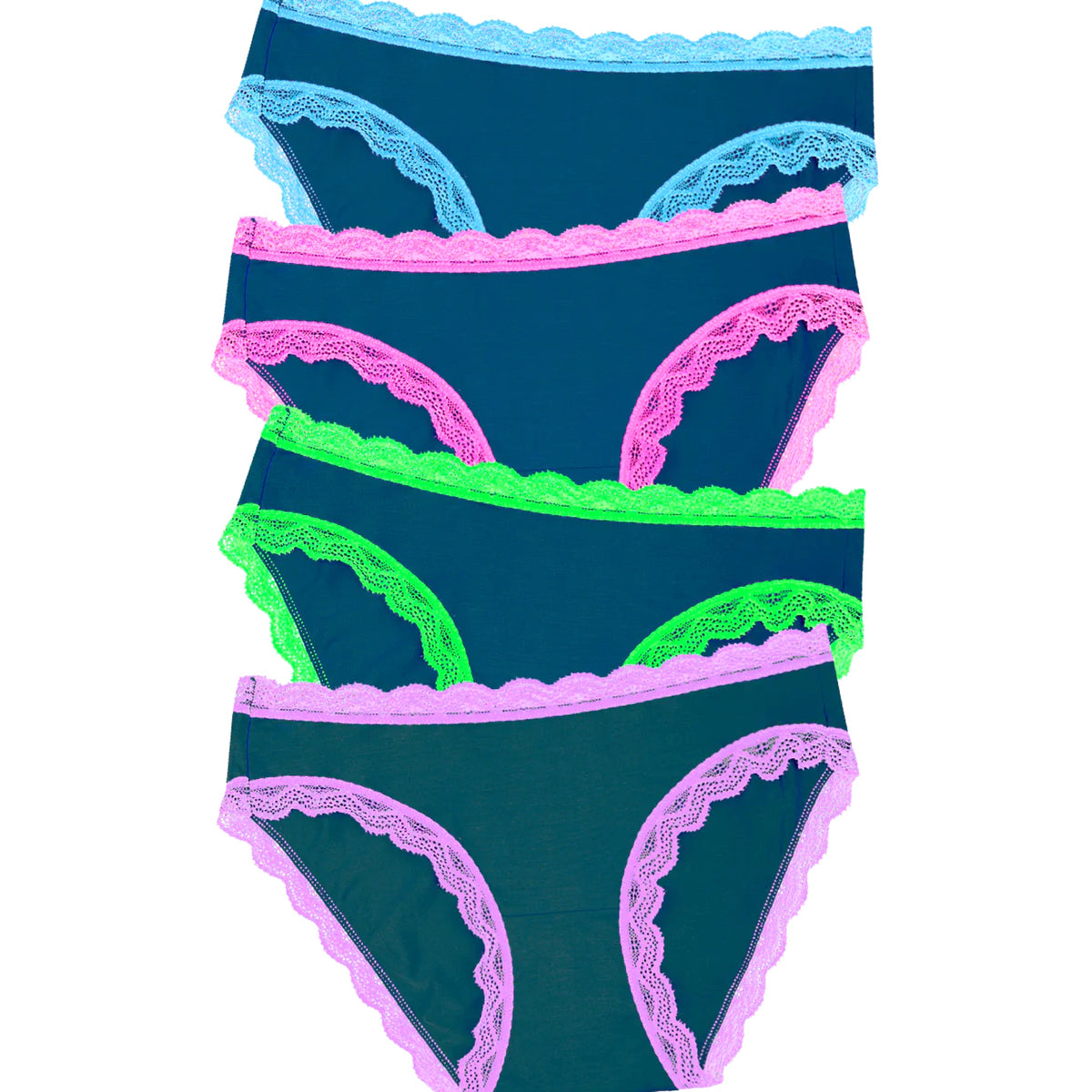 Stripe & Stare Midnight Neon Knicker Box