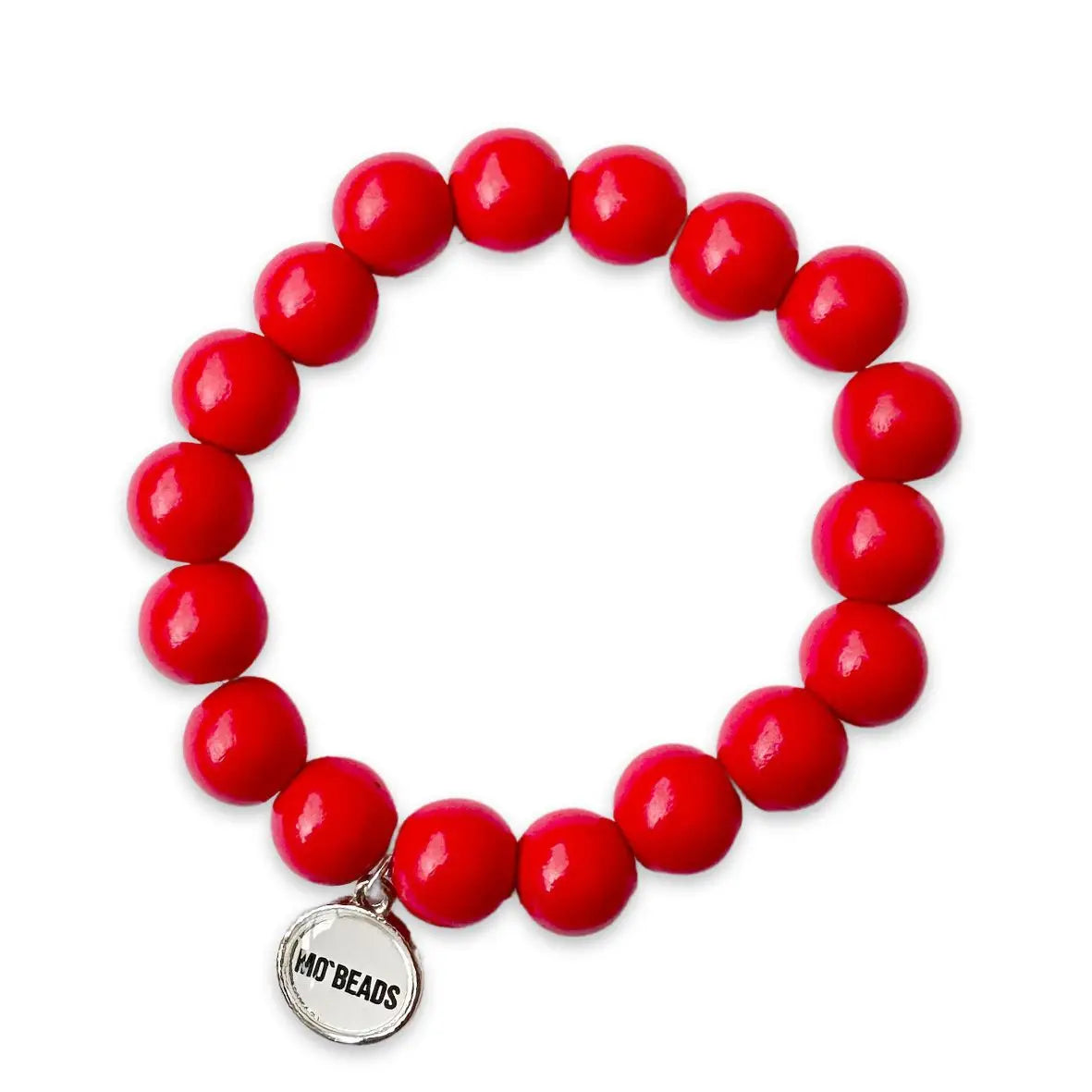 Coral Beaded Bracelet