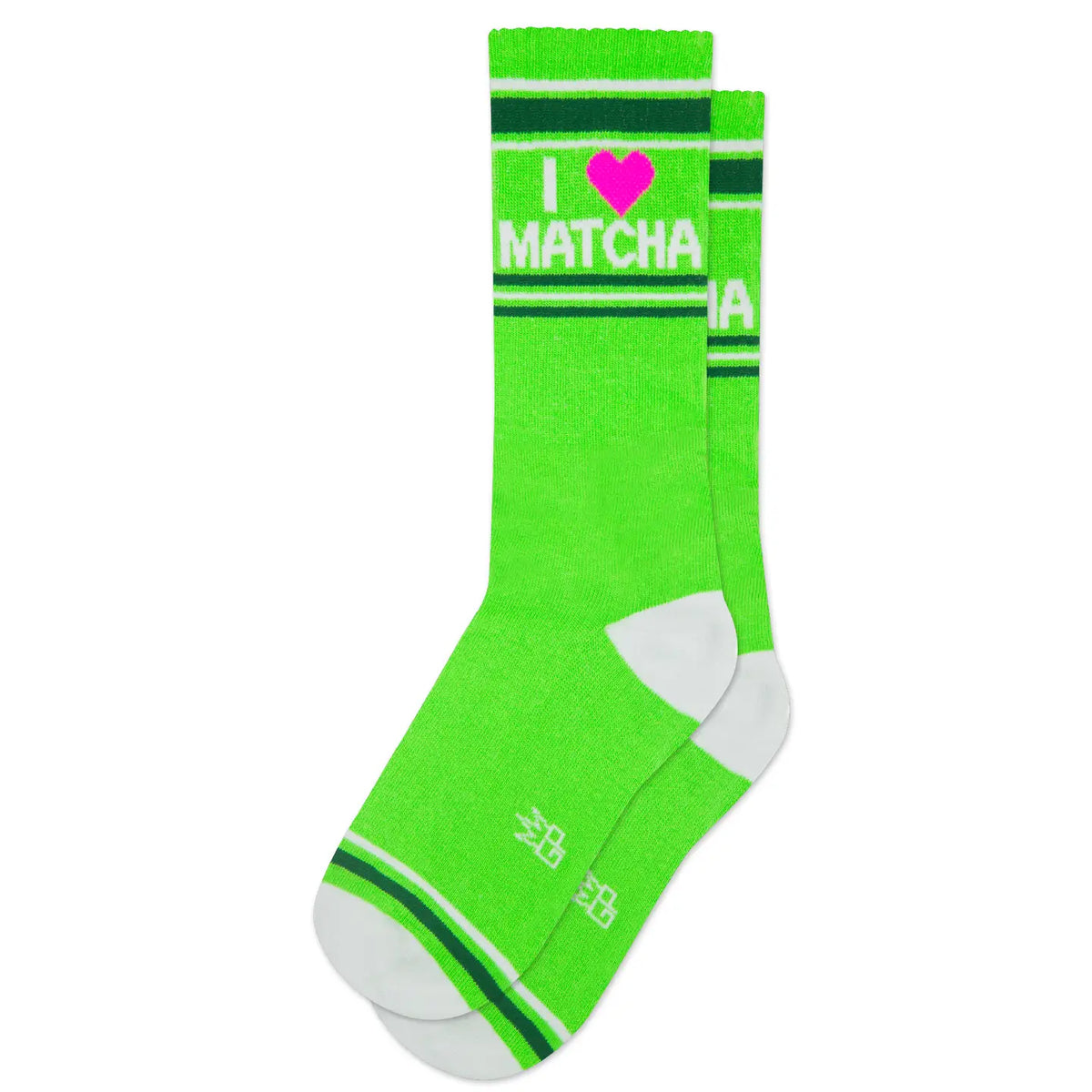 I 🩷 Matcha Gym Crew Socks
