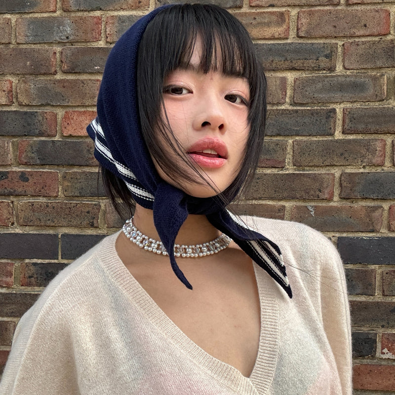 *NEW* Cashmere Triangle Neckerchief Black