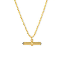 Iolite T Bar Necklace