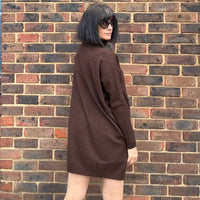 *NEW* Absolut Cashmere Extra Long Turtle Neck Chocolate