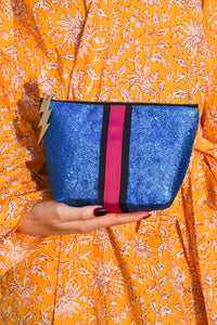 *NEW* Small Blue Glitter Bag