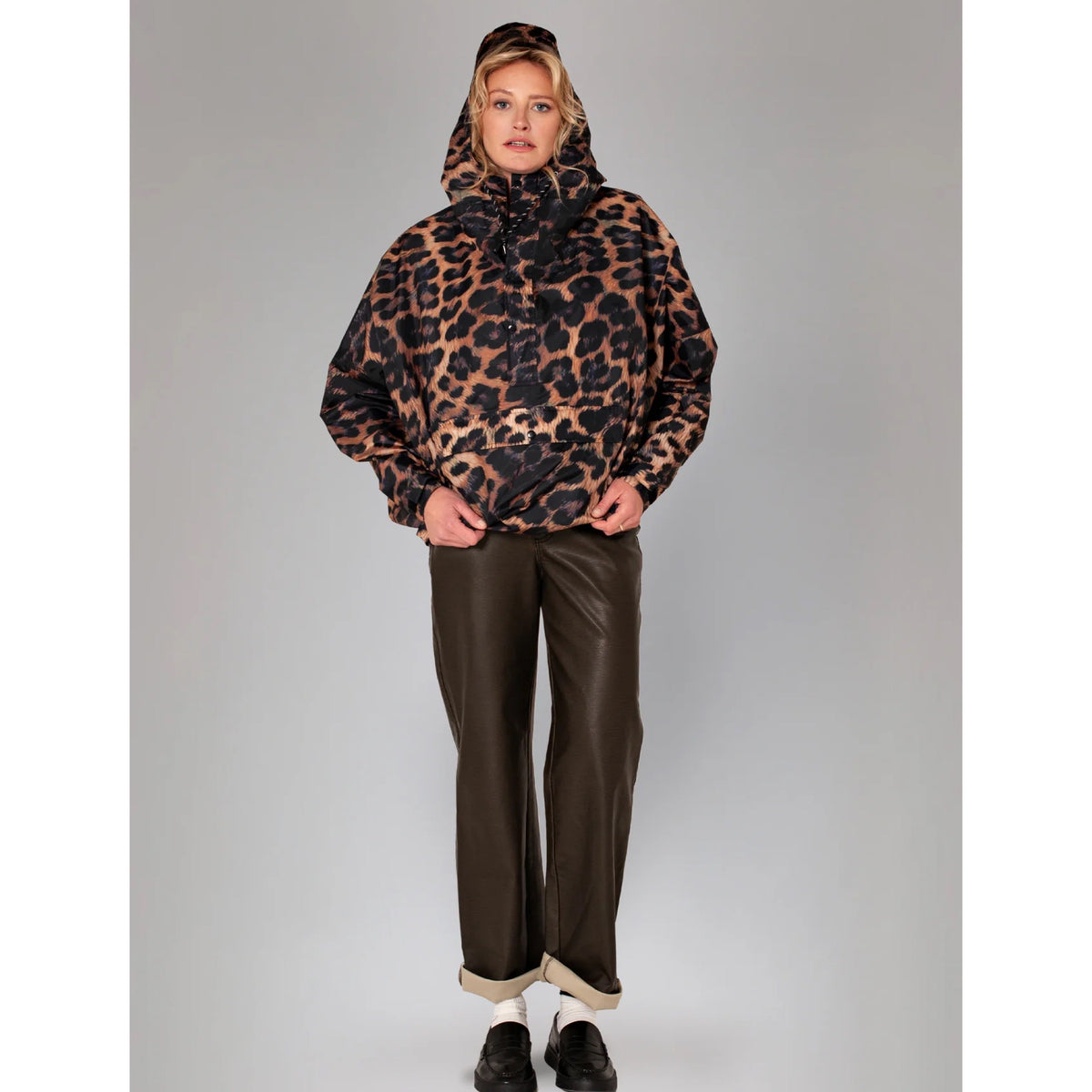 *NEW* RainKiss Rain Anorak Dark Leopard