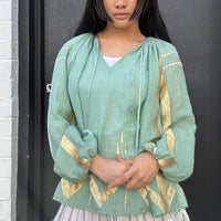 *LANDED* Sea Green Blouse