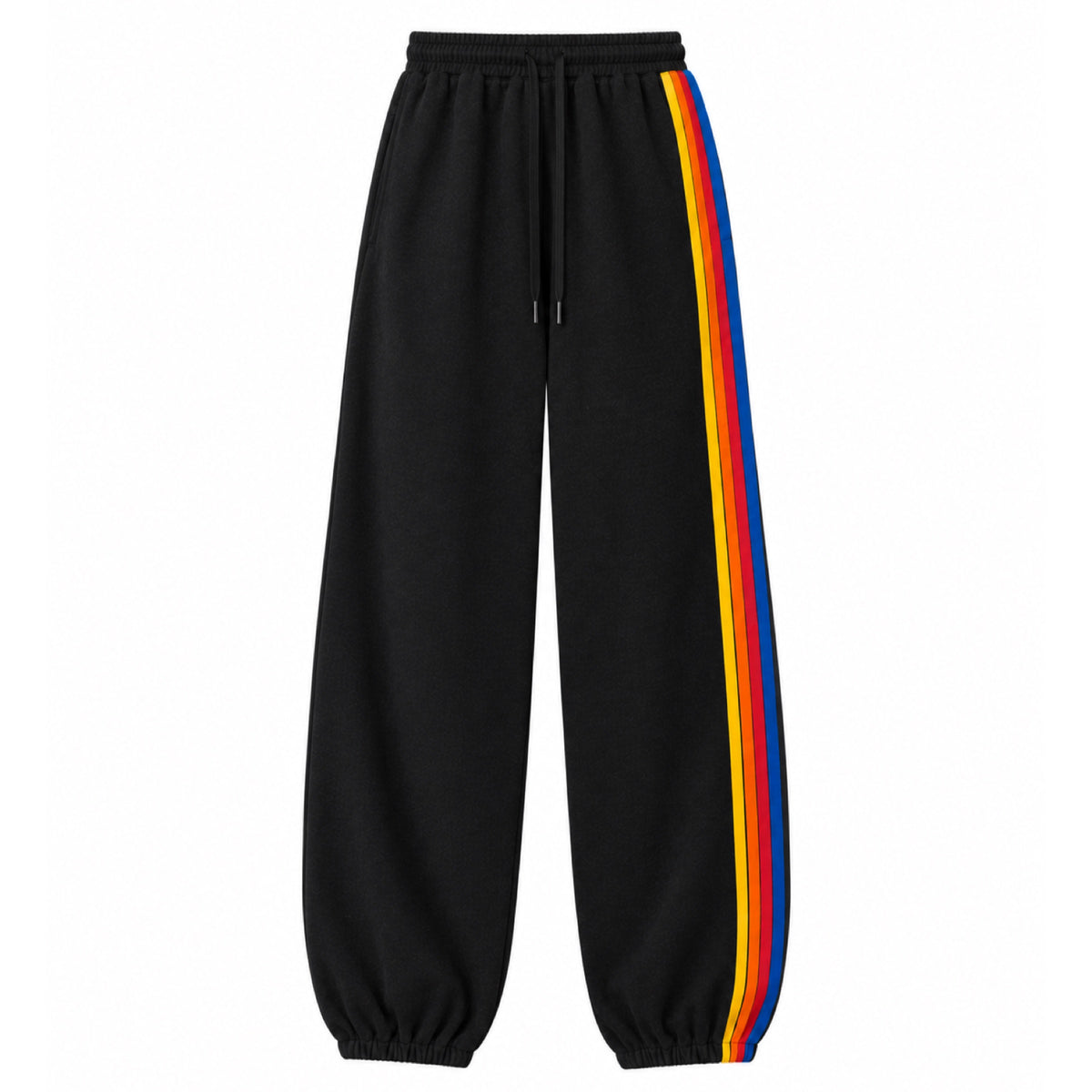Men's 5 Stripe Sweatpants Charcoal
