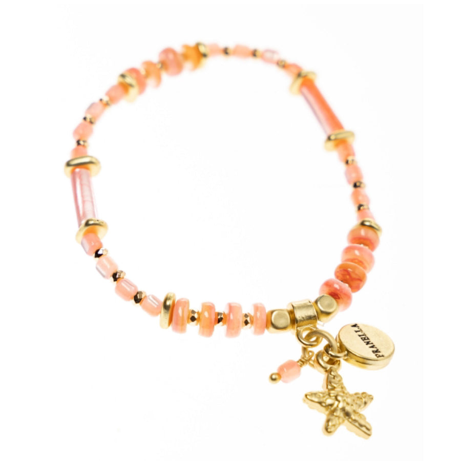 Ella Peach Starfish Bracelet