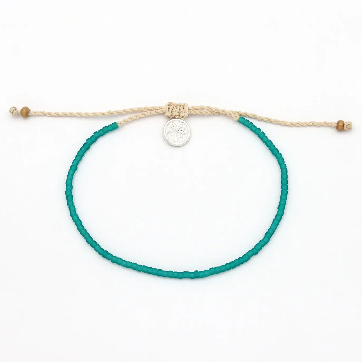 Frosted Glass Bracelet Turquoise