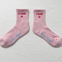 *NEW* Le Bon Shoppe Embroidered Crew Strawberry Milk