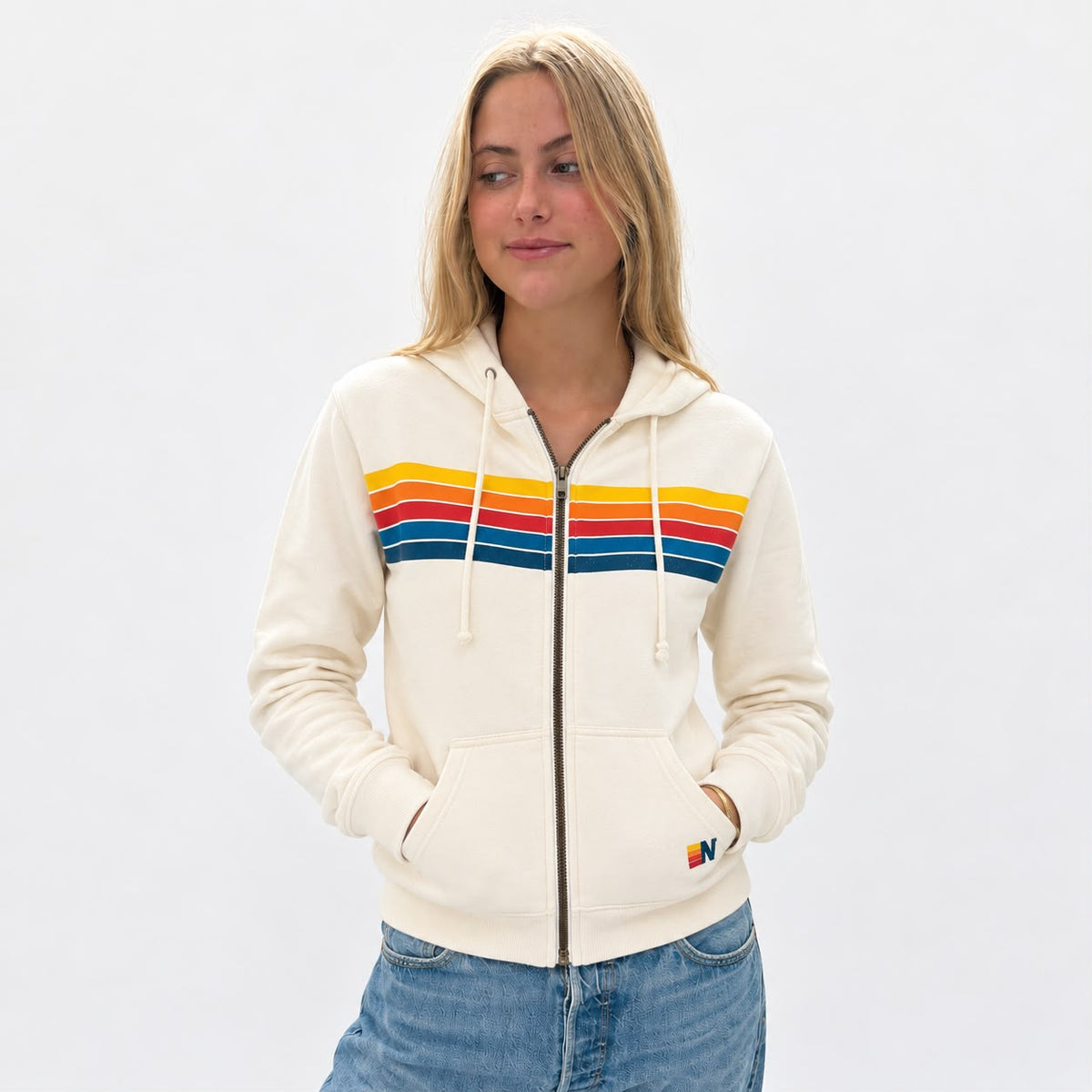 The 5 Stripe Zip Up