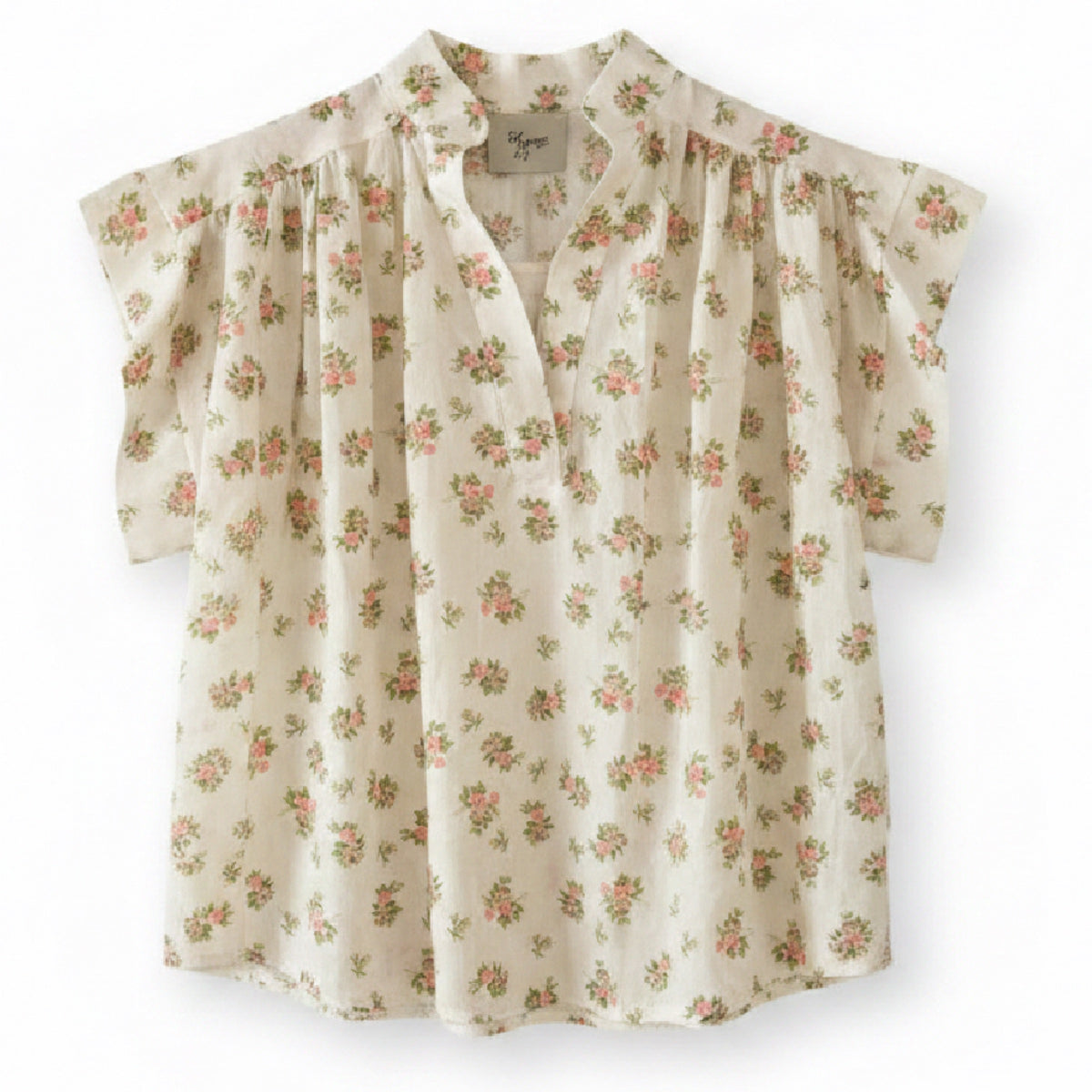 Floral Shirt White