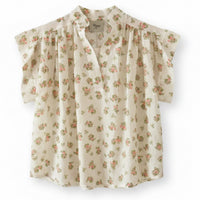 Floral Shirt White