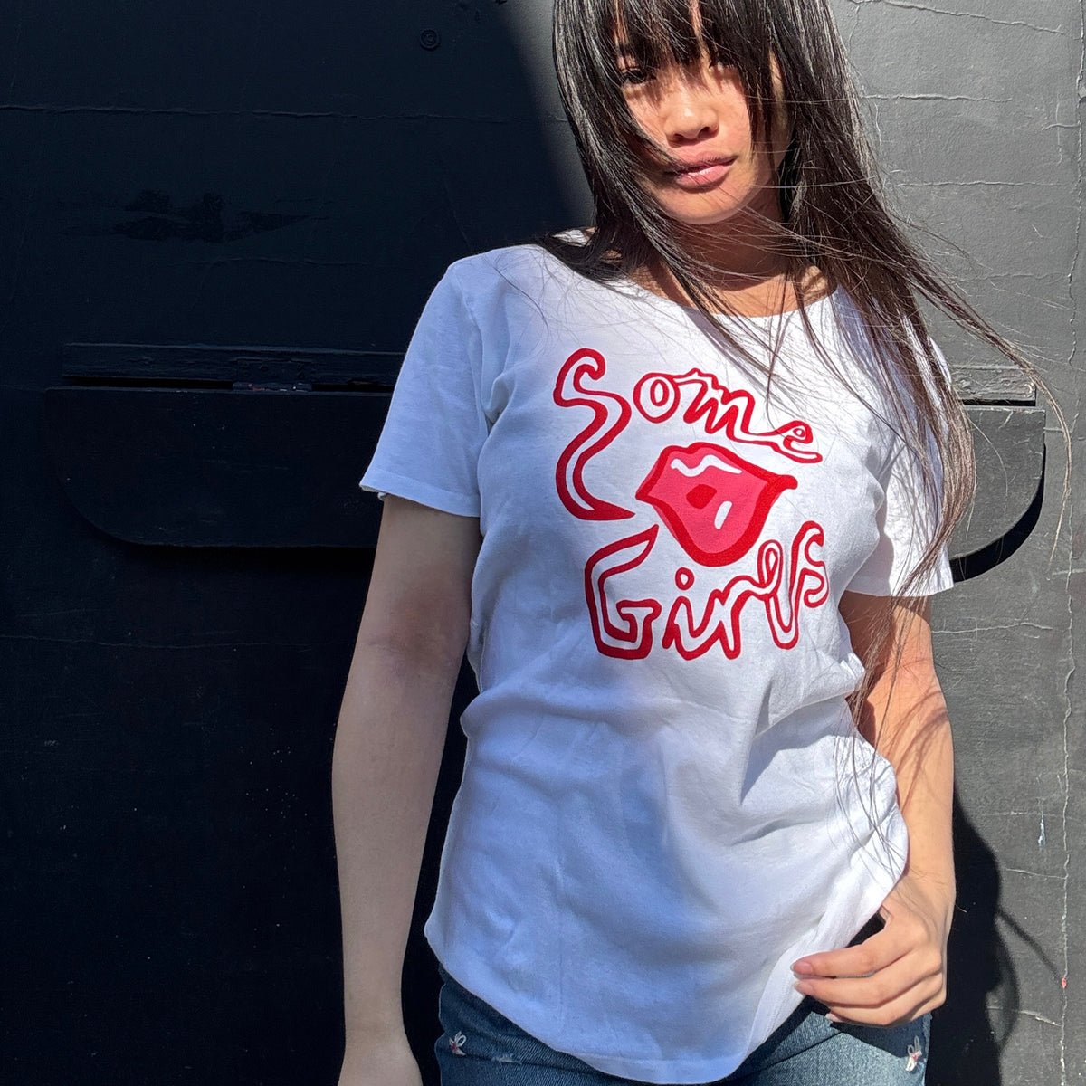 Some Girls White T
