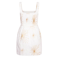 Sundress Amande Short Sevilla White and Gold
