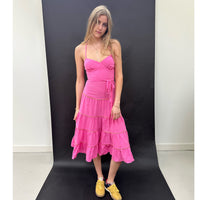 *RESTOCK* Cross-Back Dress Pink