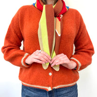 Multi Stripe Triangle Scarf