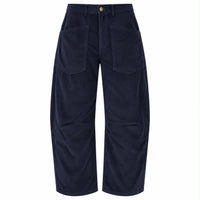 Cord Barrel Pant Navy